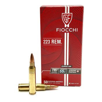 Fiocchi 223Rem FMJ 55gr