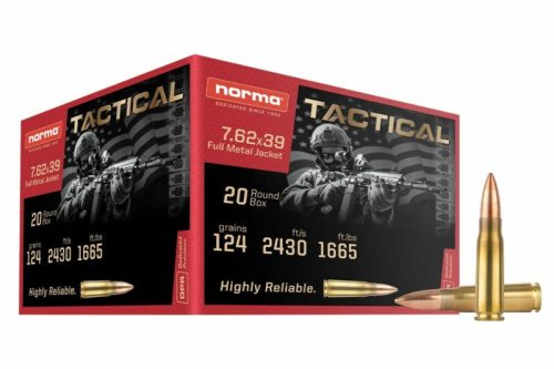 Norma 7,62x39 Target FMJ 8,0g 124gr