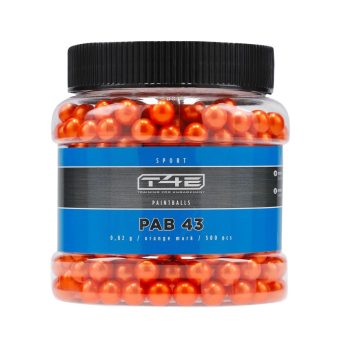 T4E PAB43 500db Painball (festék) golyó, narancssárga