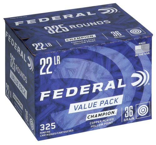 Federal 22LR Champion 2,33g 36gr réz 325 db