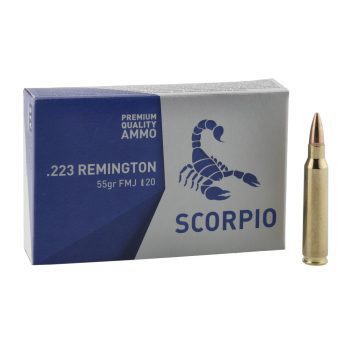 Scorpio .223 rem 55 gr. FMJ