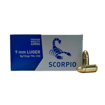 Scorpio 9mm Luger 8g/124gr karton (1000db)